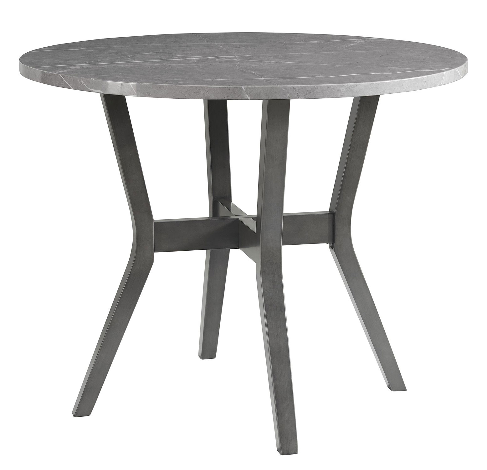 Ambridge 5-Piece Round Counter Height Dining Set Elements Furniture ...