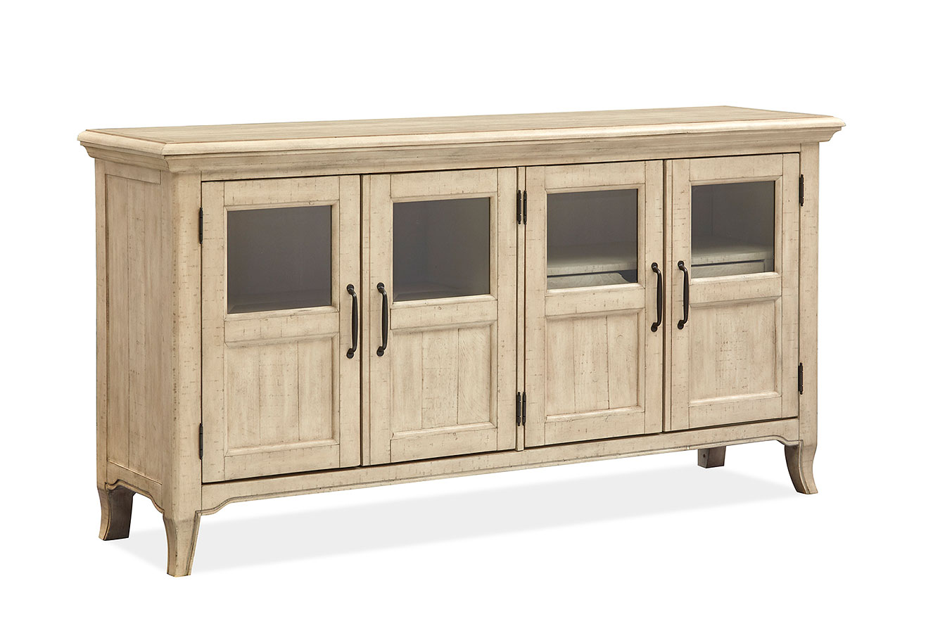Harlow Four Door Buffet Magnussen Furniture Cart