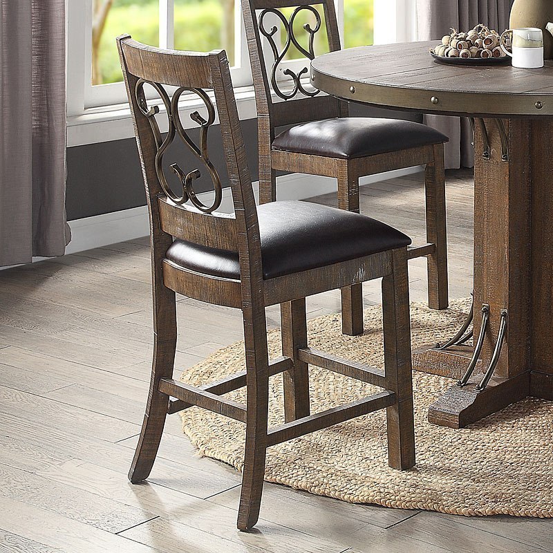 Raphaela Counter Height Dining Room Set Acme Furniture Furniture Cart