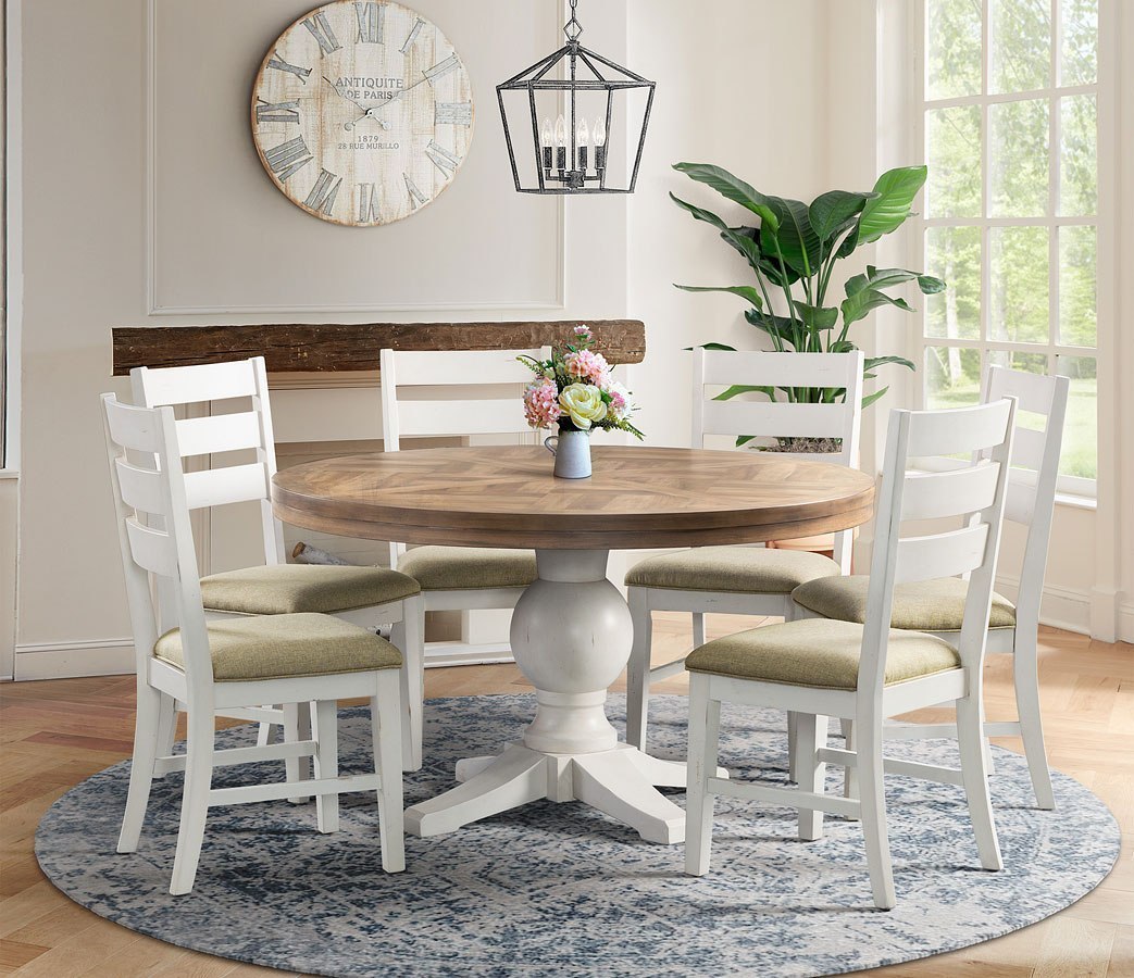 Park Creek Round Dining Room Set Elements Furniture | Furniture Cart