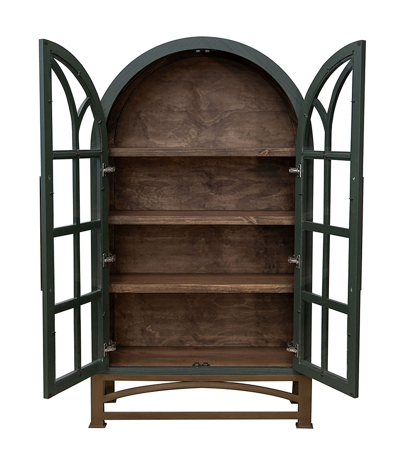 Obsidian Cabinet (Green Teal) IFD Furniture | Furniture Cart