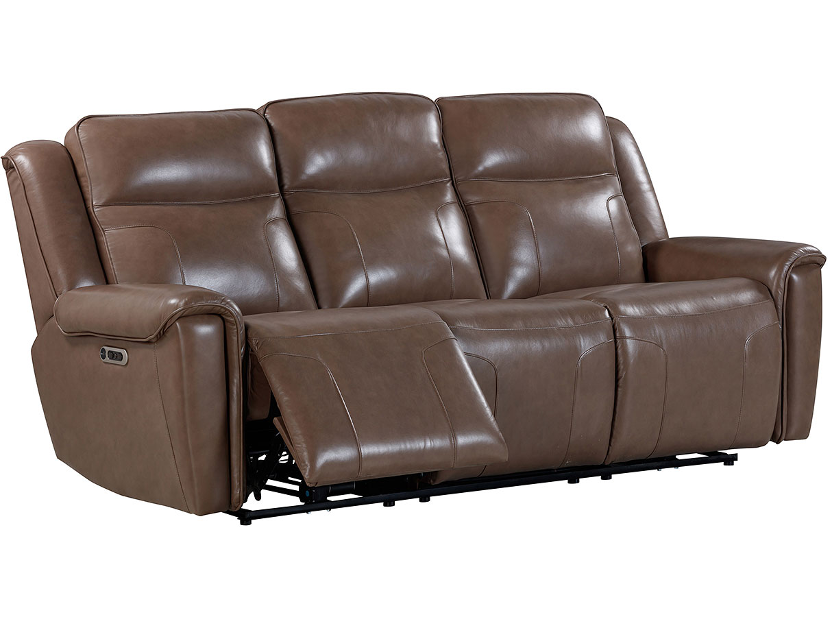 Atlantis Smooth Latte Power Zero Gravity Sofa Parker Living