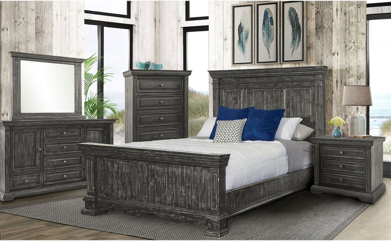 Condesa Panel Bedroom Set Grey Elements Furniture Furniture Cart