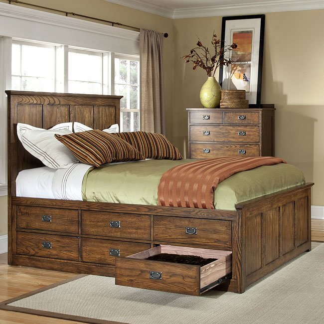 Oak Park 12 Drawer Storage Bed Intercon Furniture, 3 Reviews