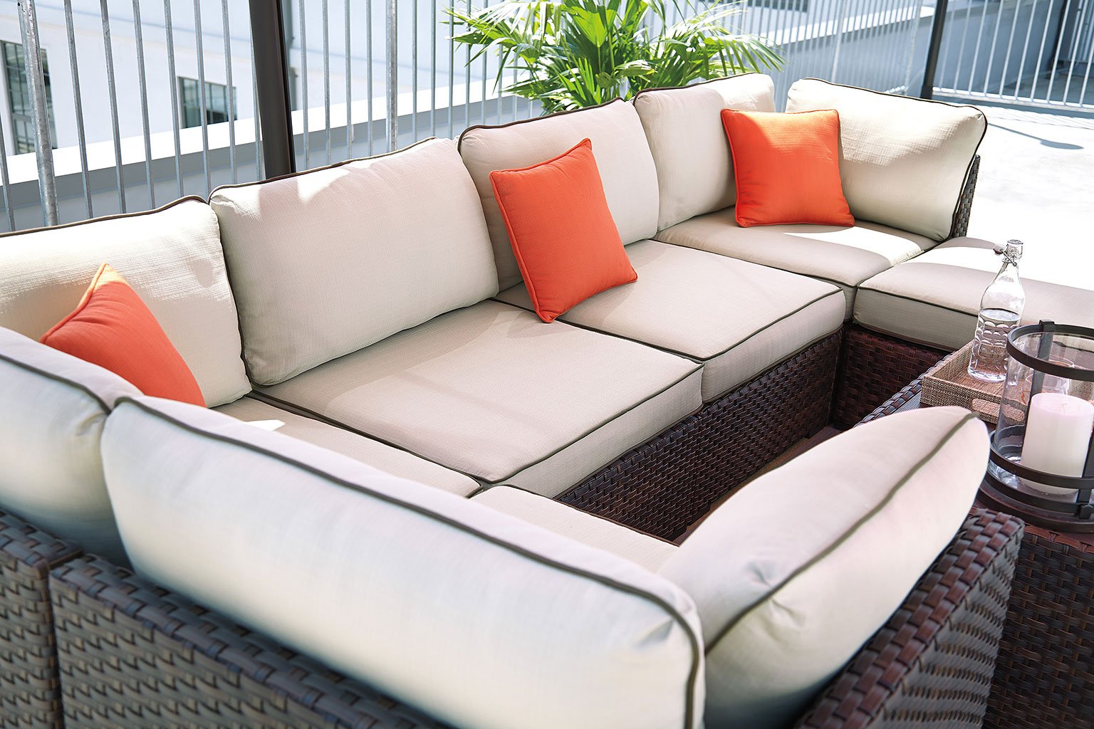 Renway Modular Outdoor Sectional Set Signature Design, 1 Reviews