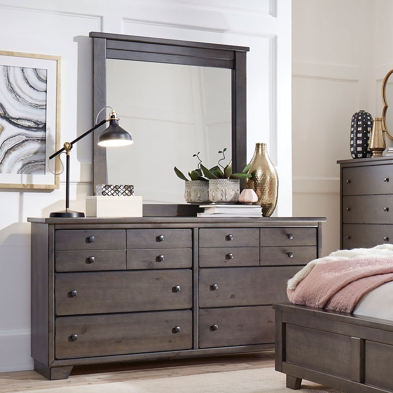 storm gray dresser