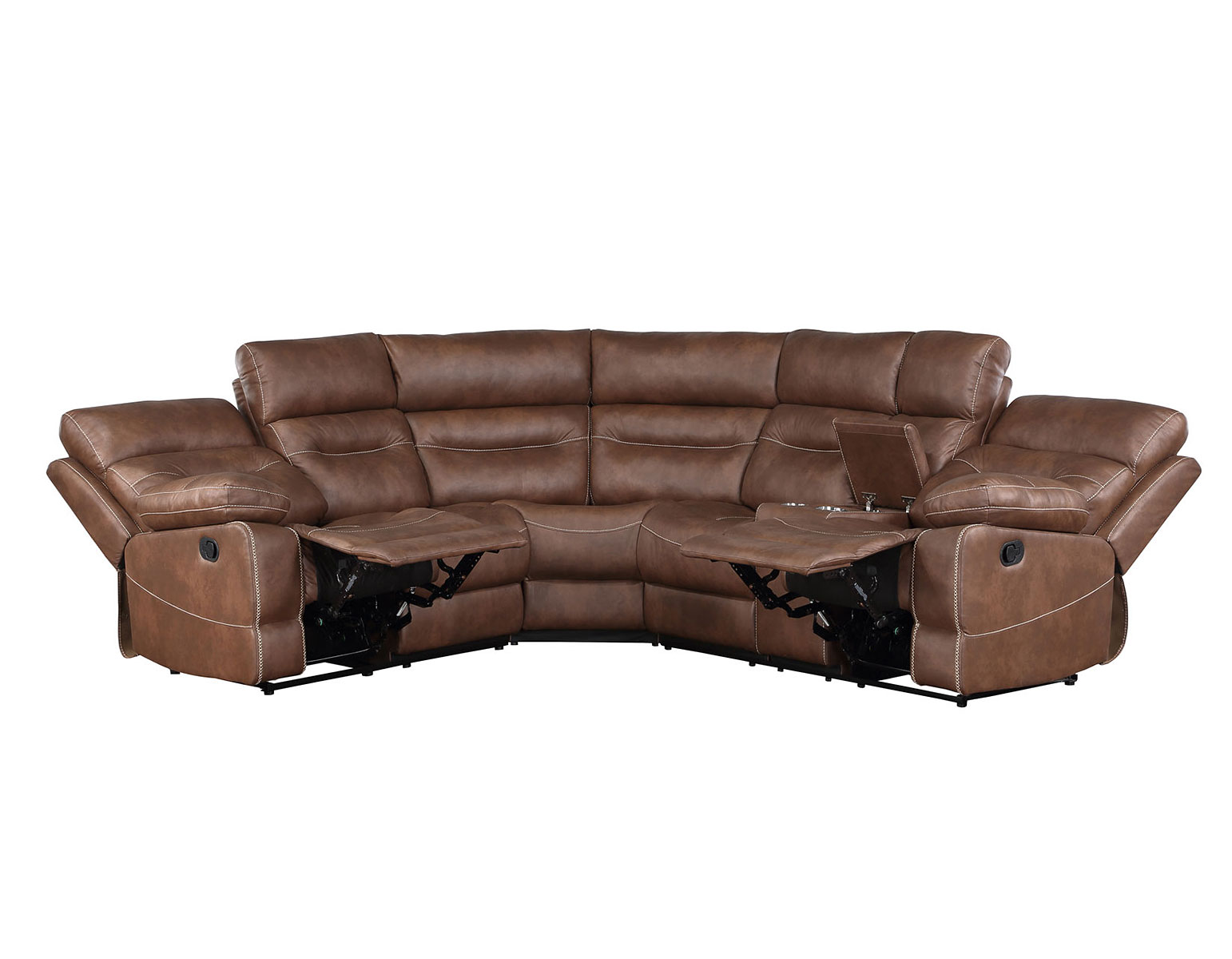Sitio Rudger Rudger 3-Piece Manual Reclining Sectional Steve Silver Furniture ...