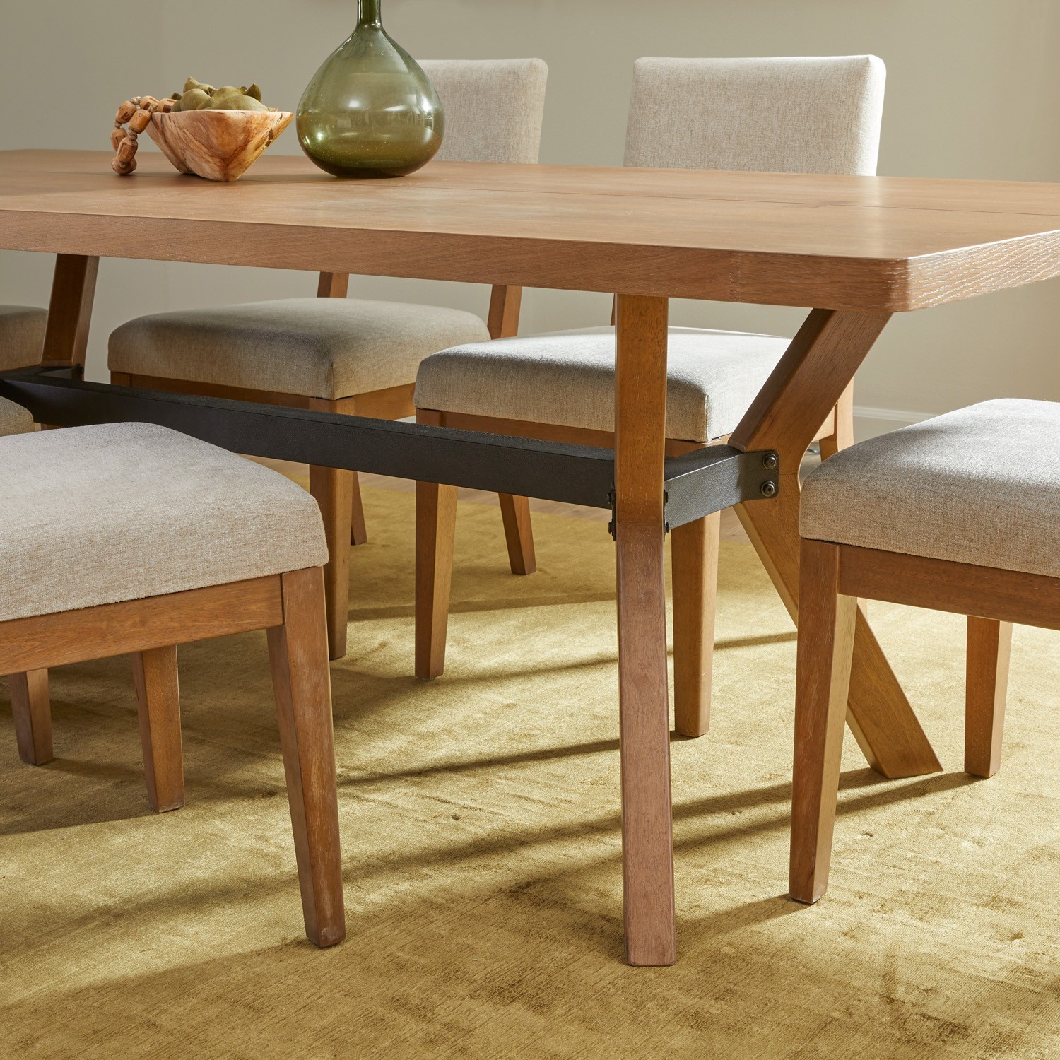 Millwork Rectangular Dining Table Flexsteel | Furniture Cart