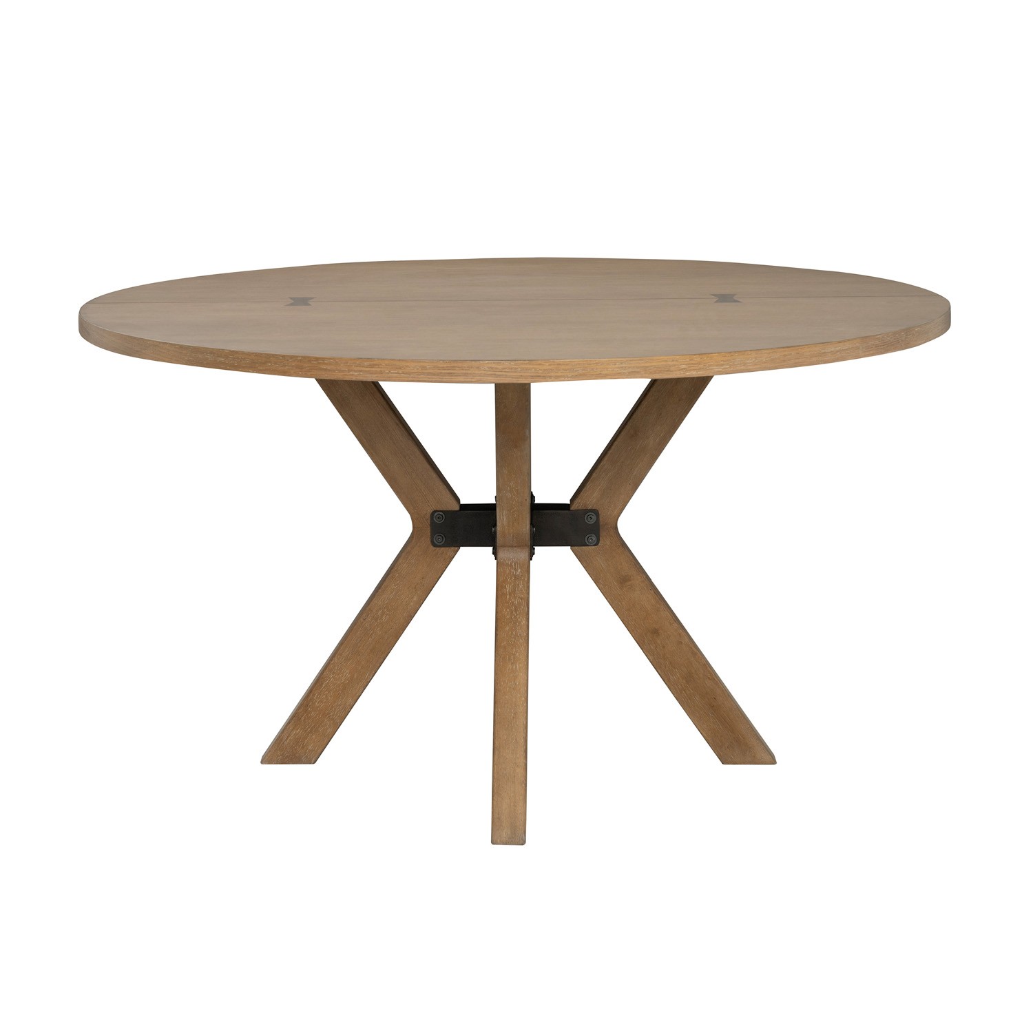 Millwork Round Dining Table Flexsteel | Furniture Cart
