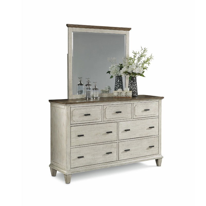 Newport Upholstered Panel Bedroom Set Flexsteel | Furniture Cart