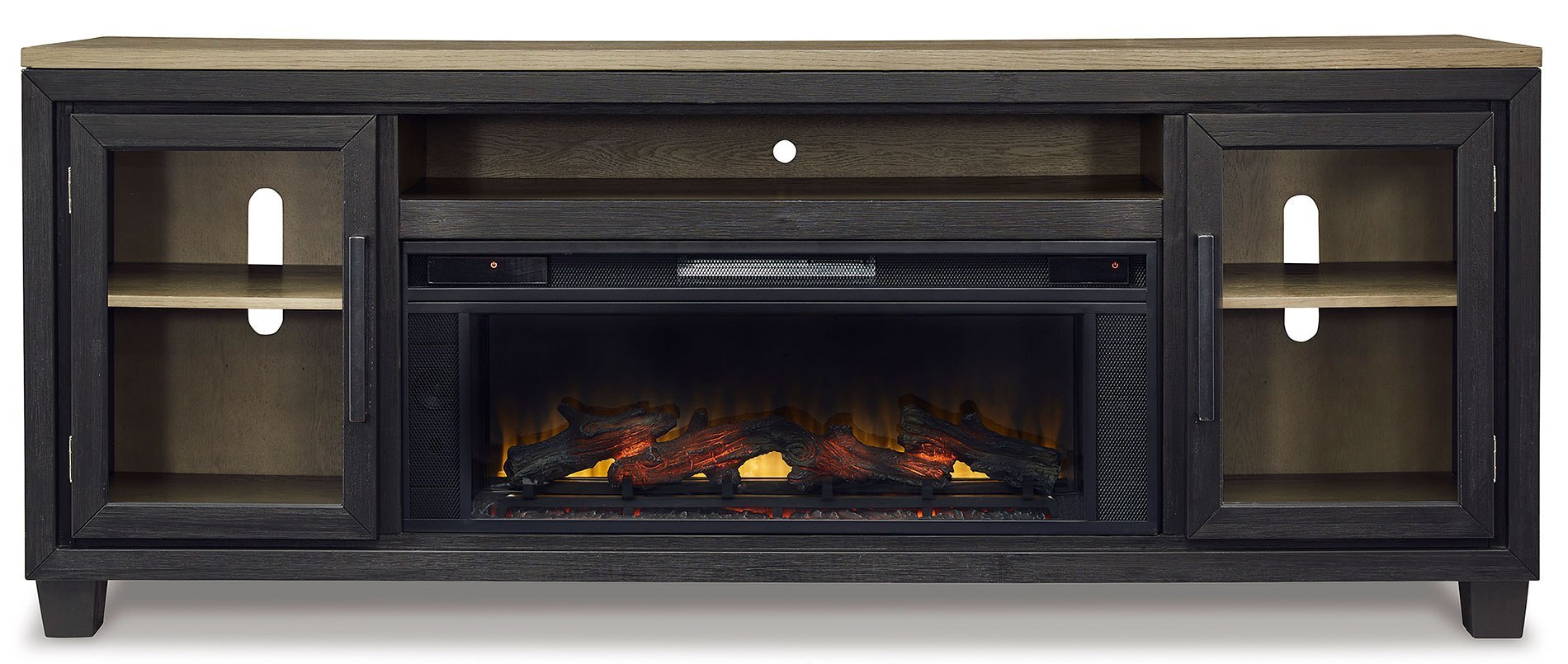Foyland Extra Large TV Stand W/ Fireplace Signature Design