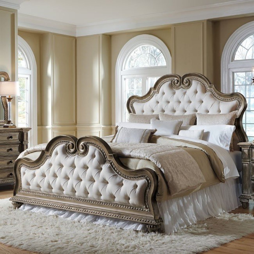 Accentrics Home Arabella Upholstered Bedroom Set Pulaski ...