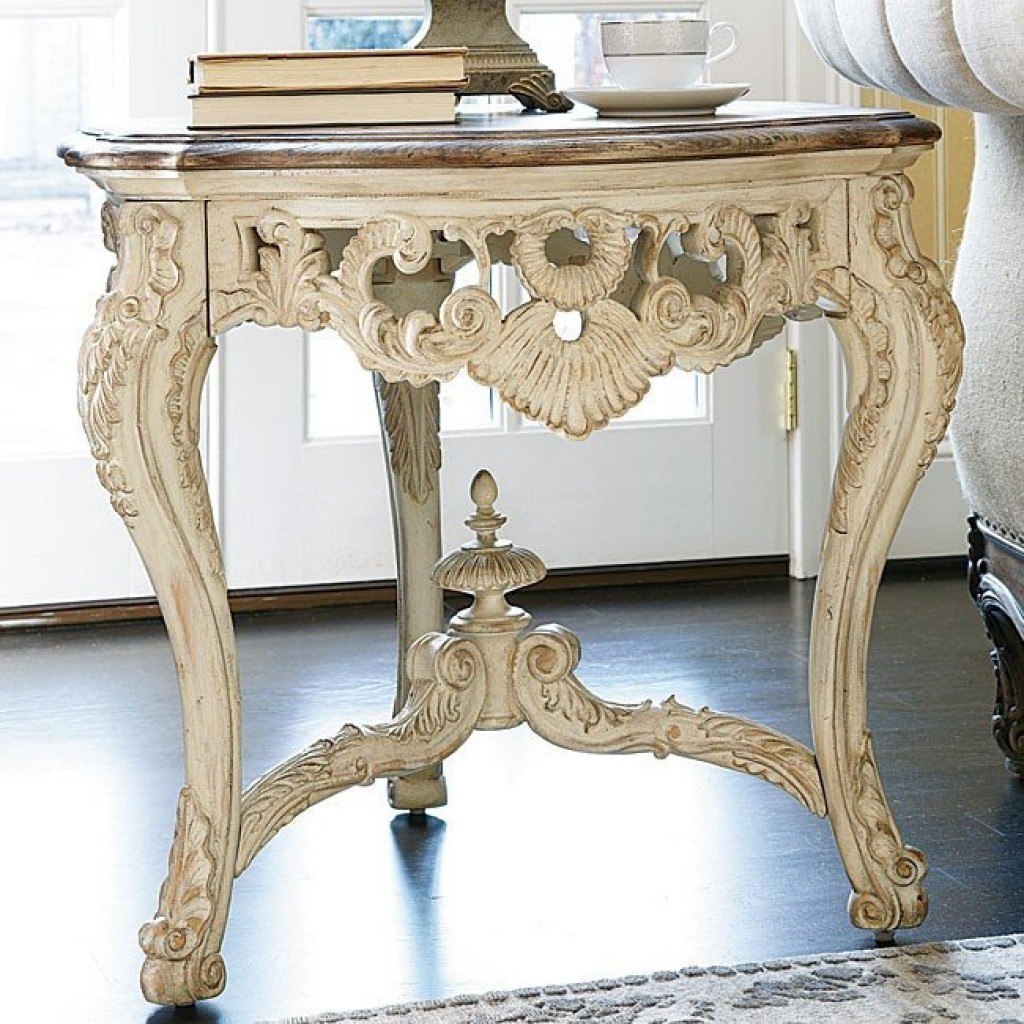Jessica Mcclintock Writing Desk Ayresmarcus Jessica Mcclintock The Boutique Carved End Table White Veil