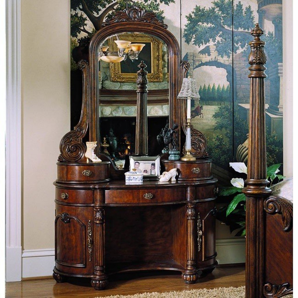 Edwardian Vanity With Mirror Pulaski Furniture 1 Reviews Edwardian Vanity With Mirror