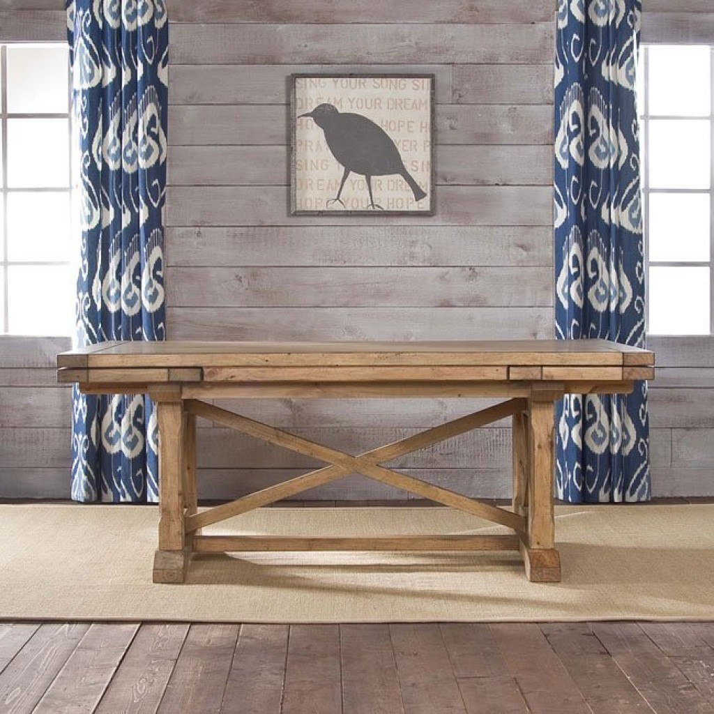 Homecoming Refectory Trestle Dining Table Vintage Pine Kincaid Homecoming Refectory Trestle Dining Table Vintage Pine