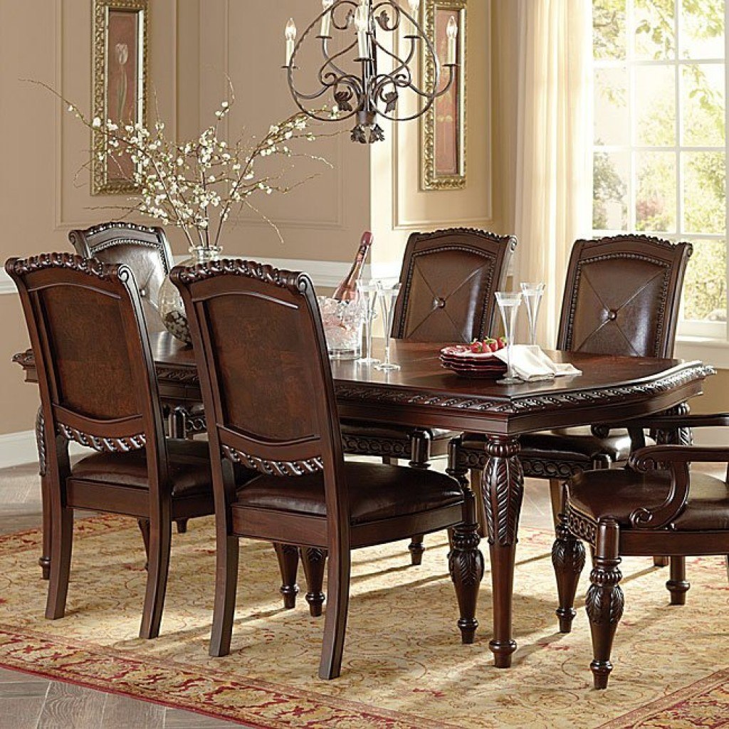 Antoinette Dining Room Set W/ Leg Table Steve Silver Furniture | Furniture Cart
