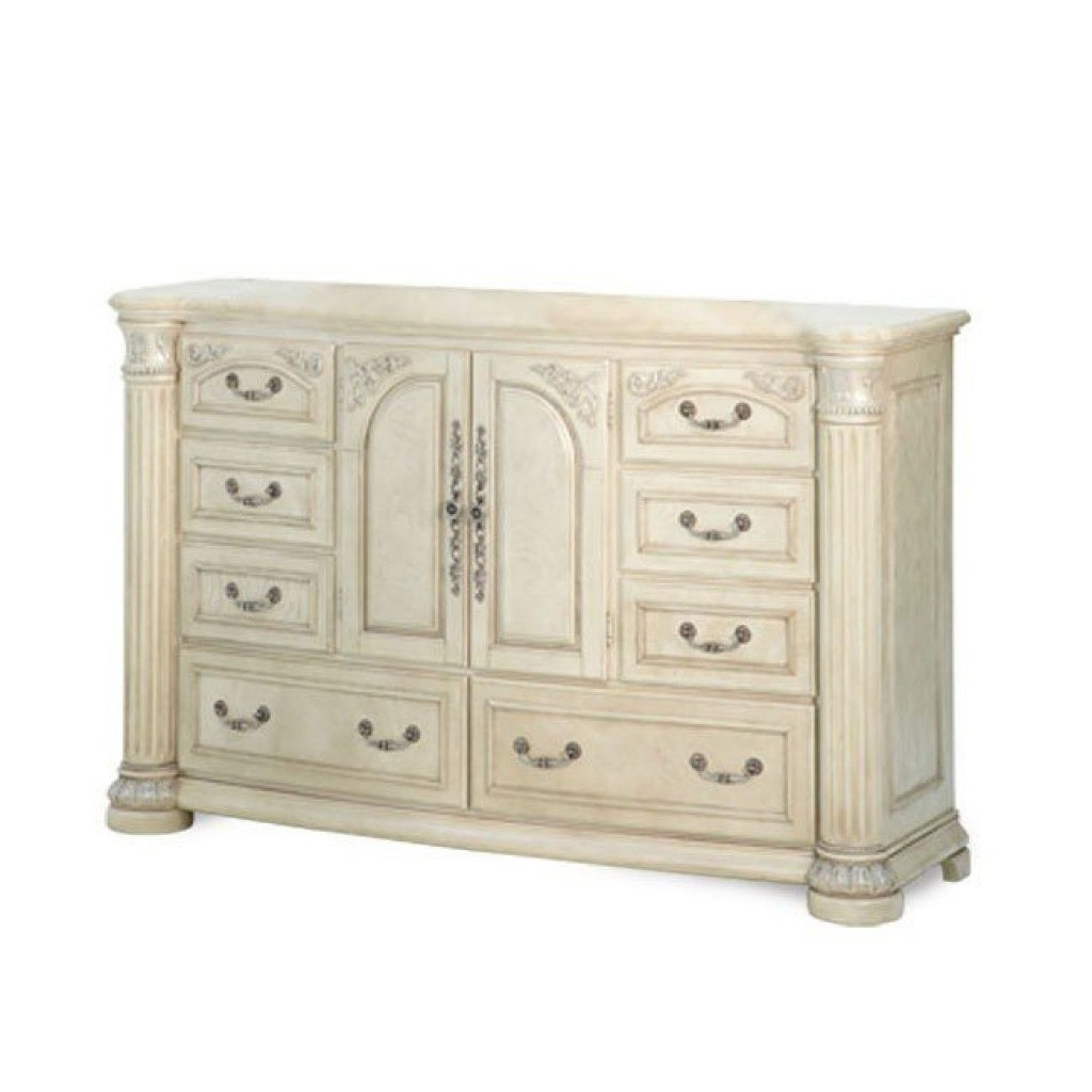Monte Carlo II Poster Bedroom Set (Silver Pearl) Aico ...