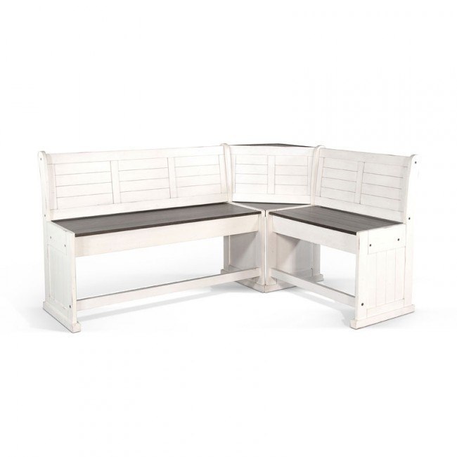 Counter height outlet corner breakfast nook