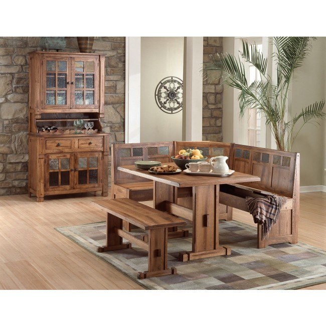 Sedona Breakfast Nook Set Sunny Designs 3 Reviews Furniture Cart