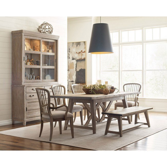 Urban Cottage Clarendon Rectangular Dining Room Set W Bench