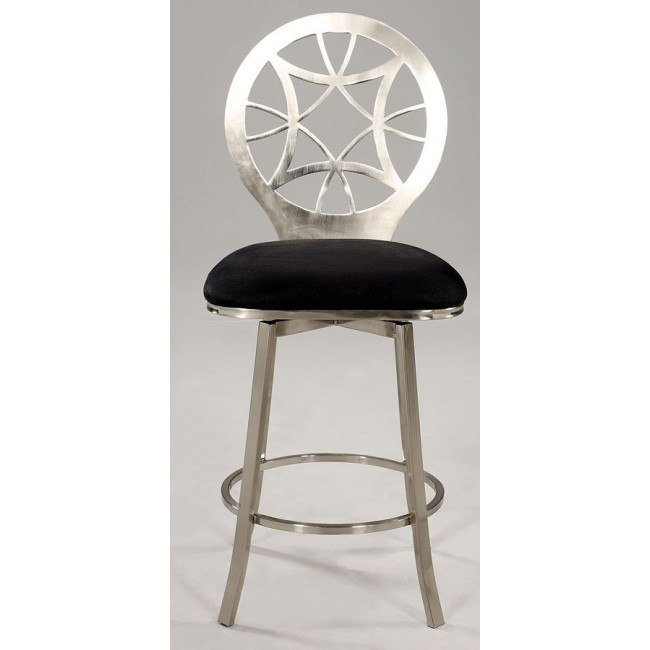 Brushed nickel bar stools on sale