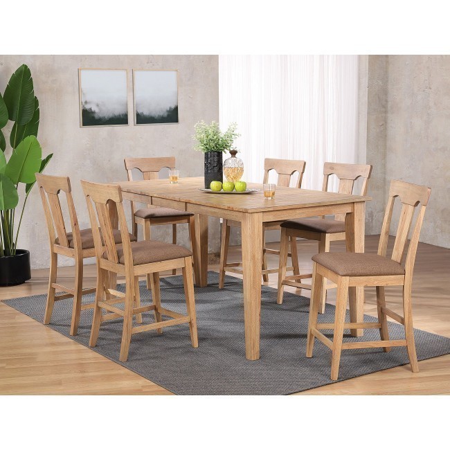 Brownstone Counter Height Leg Dining Room Set