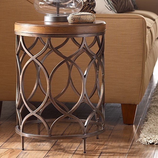 Hidden Treasures Round Lamp Table