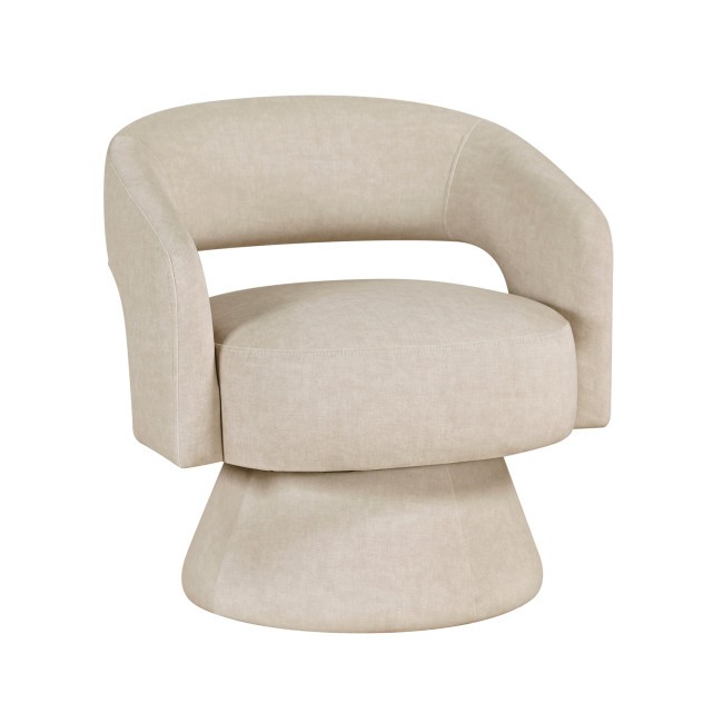 Lavon Taupe Swivel Chair