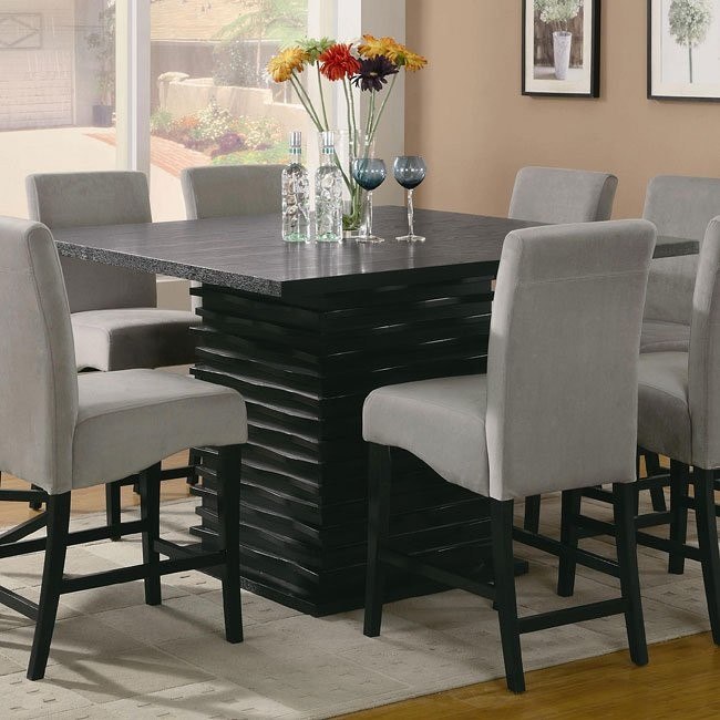 Black counter height kitchen table outlet