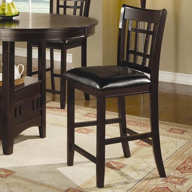Lavon 24 inch Barstool (Cappuccino) (Set of 2)
