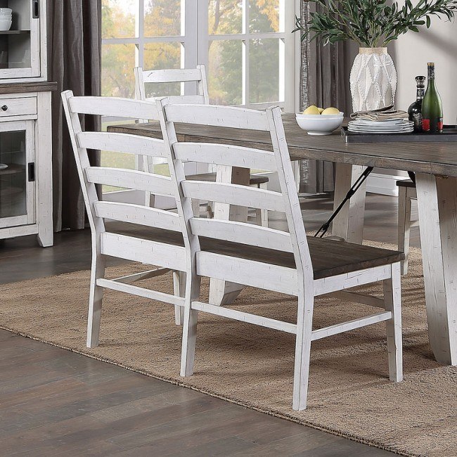 Ladder back bench store