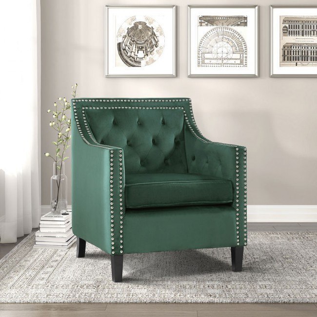 Nailhead sales accent chair