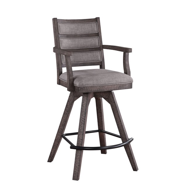 Spring Haven Dark Spectator Swivel Counter Stool