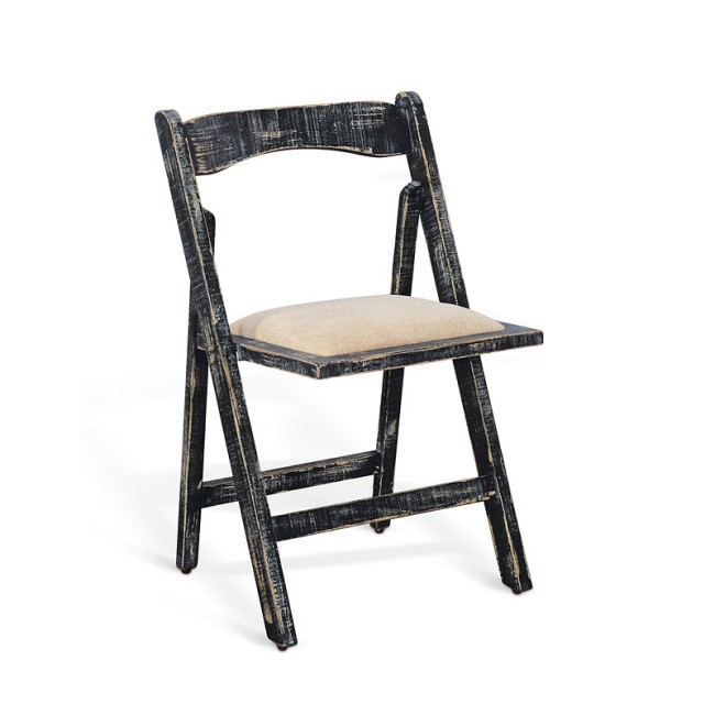 Marina Folding Chair (Black Sand) (Set of 2)