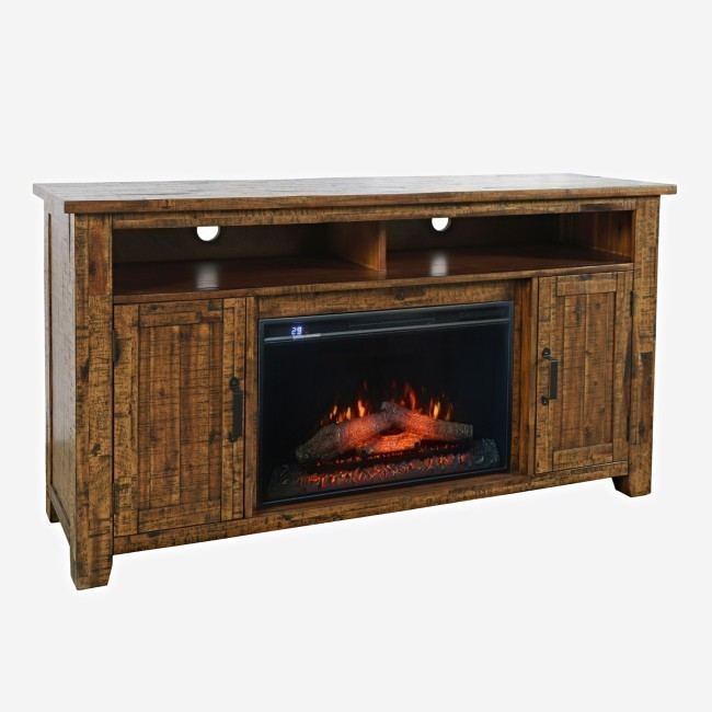 Cannon Valley Fireplace w/ Logset