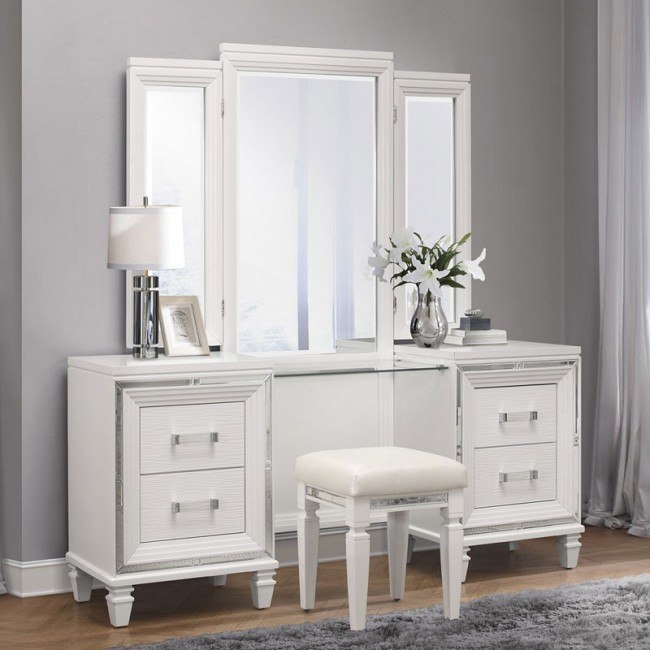 vanity with dresser