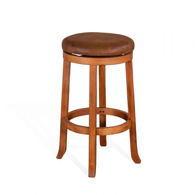 Sedona 30 Inch Swivel Cushion Seat Stool (Set of 2)