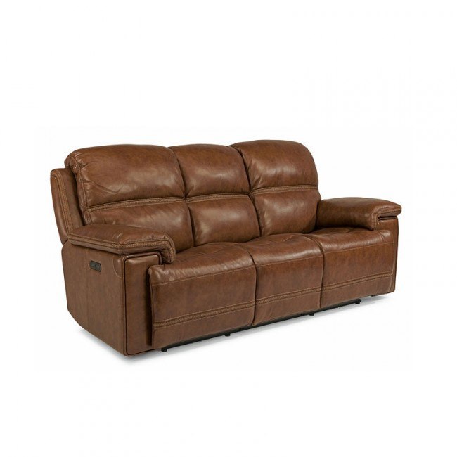 Fenwick Power Reclining Sofa Brown Flexsteel 1 Reviews Furniture Cart
