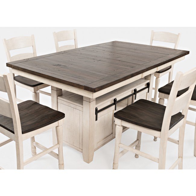 Jofran counter height store table with storage