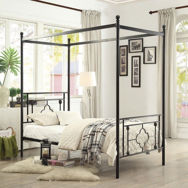 Round canopy bed shop frame