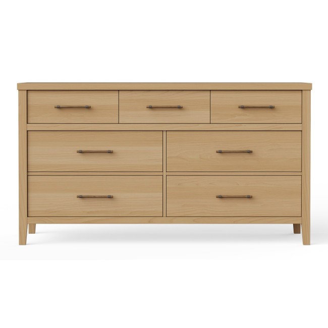 Pure Maple Natural Maple 7-drawer Dresser