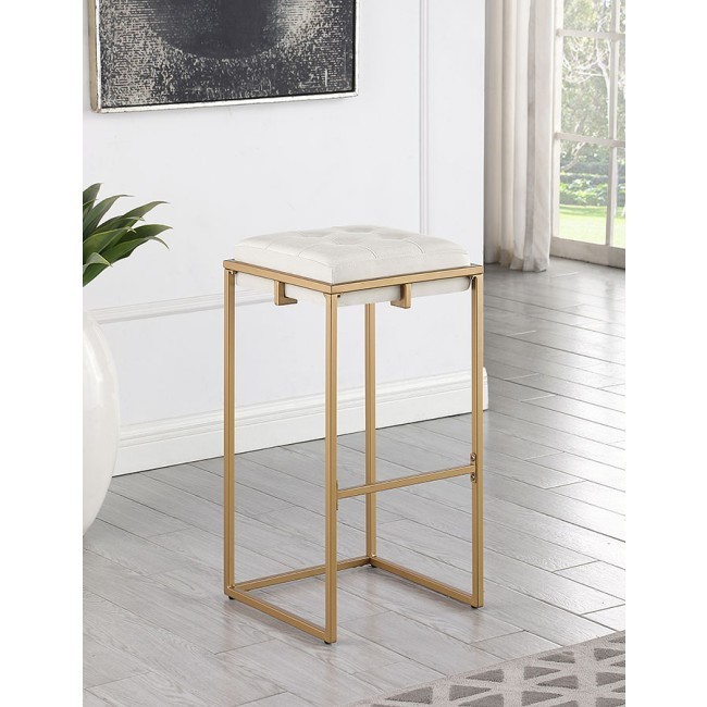 Nadia Beige Bar Stool Set of 2