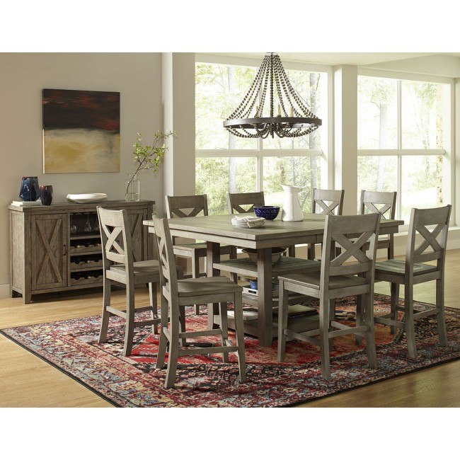 Outer Banks Adjustable Height Dining Set W Counter Stools Jofran Furniture Furniture Cart
