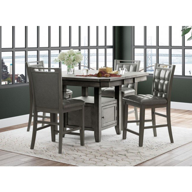 Grey square kitchen hotsell table