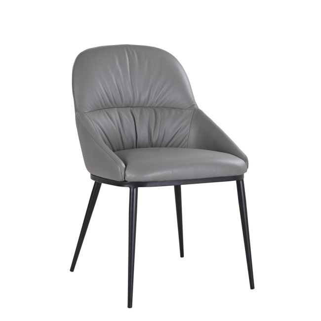 Kora Side Chair in Charcoal Grey