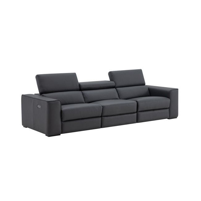 Picasso Power Reclining Sofa in Blue Grey