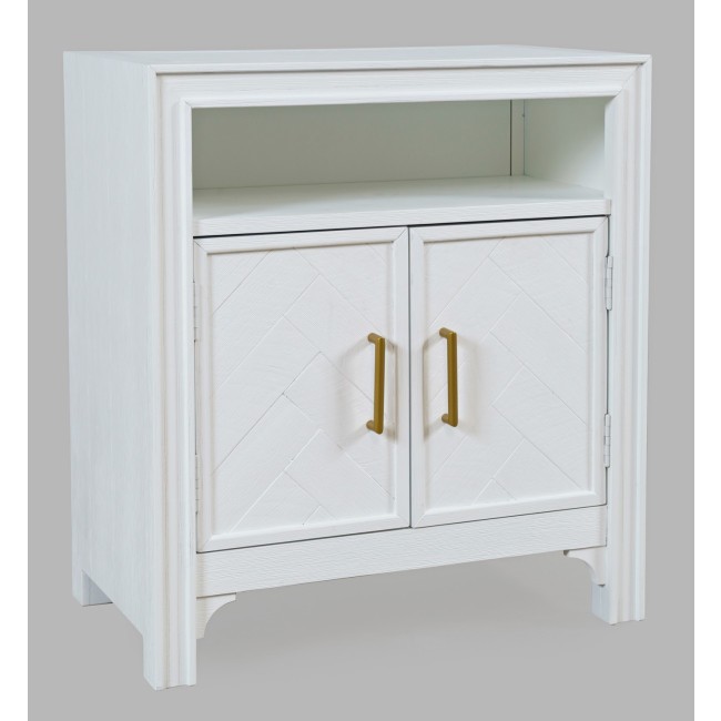 Gramercy Accent Table In Blanc