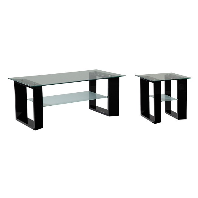 Modena Occasional Table Set in Black