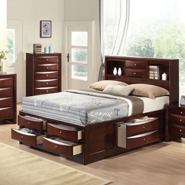 Ireland Youth Full Bookcase Bed (Espresso)