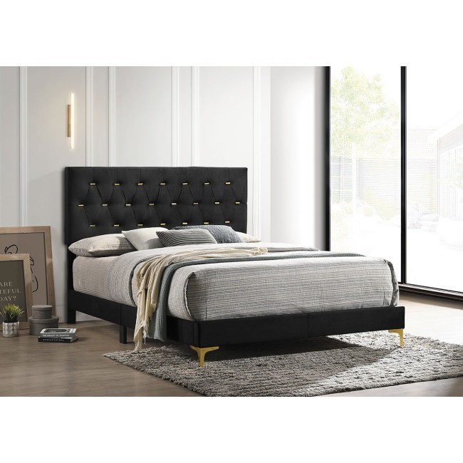 Coaster upholstered bed sale